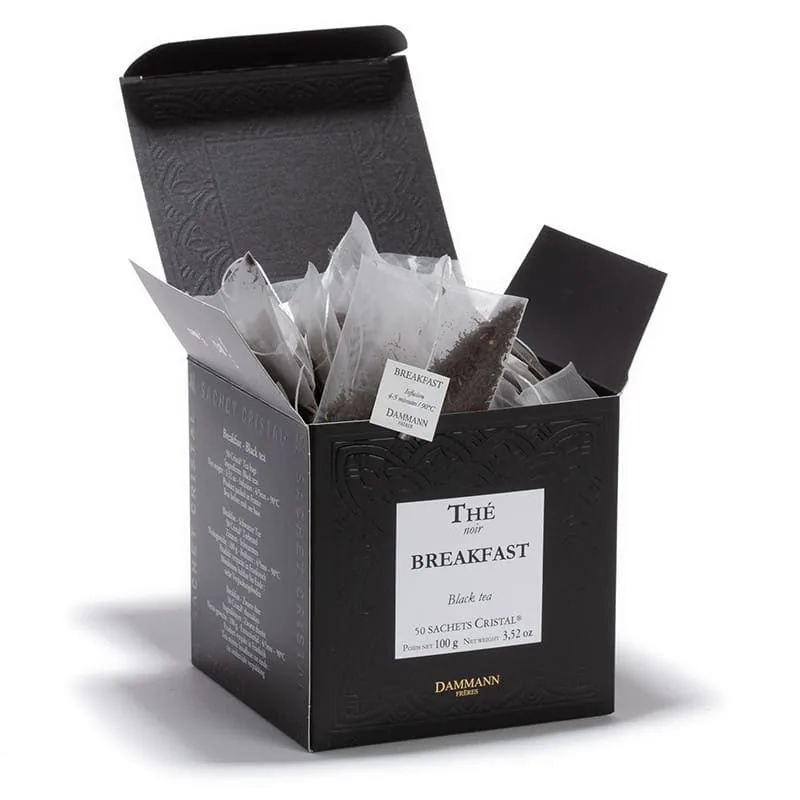 [9-C] THÉ NOIR - BREAKFAST, 50 SACHETS CRISTAL ®