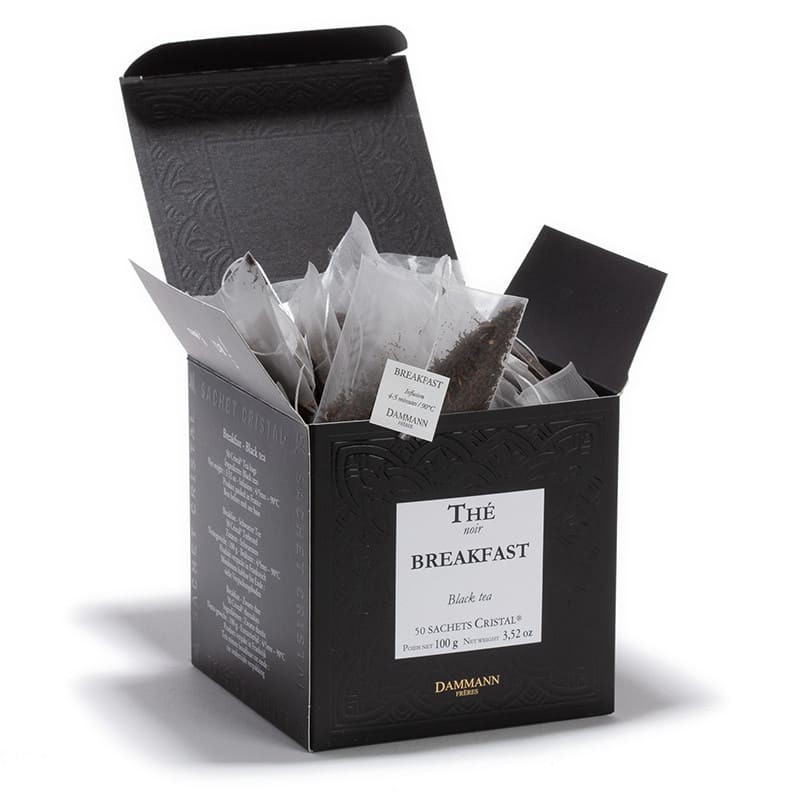 THÉ NOIR - BREAKFAST, 50 SACHETS CRISTAL ®
