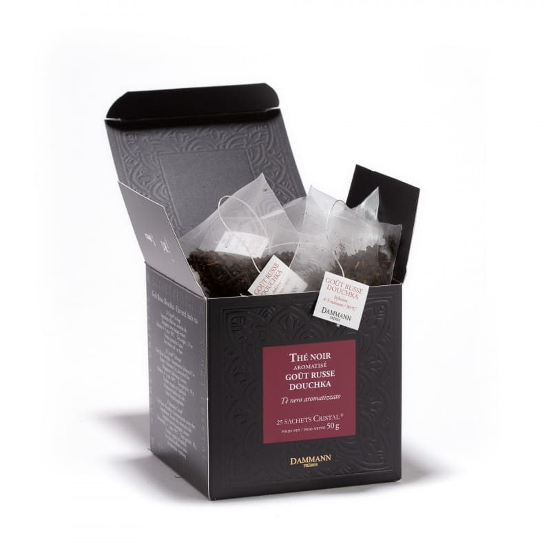 THÉ NOIR - GOÛT RUSSE DOUCHKA, BOÎTE DE 25 SACHETS