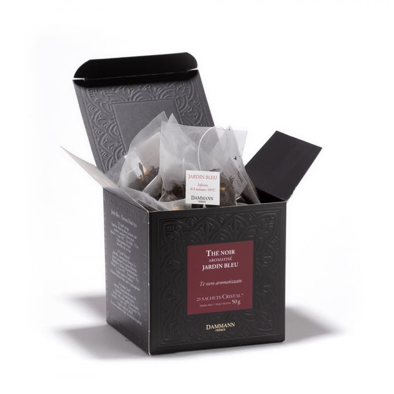 THÉ NOIR - JARDIN BLEU, 25 SACHETS CRISTAL ®