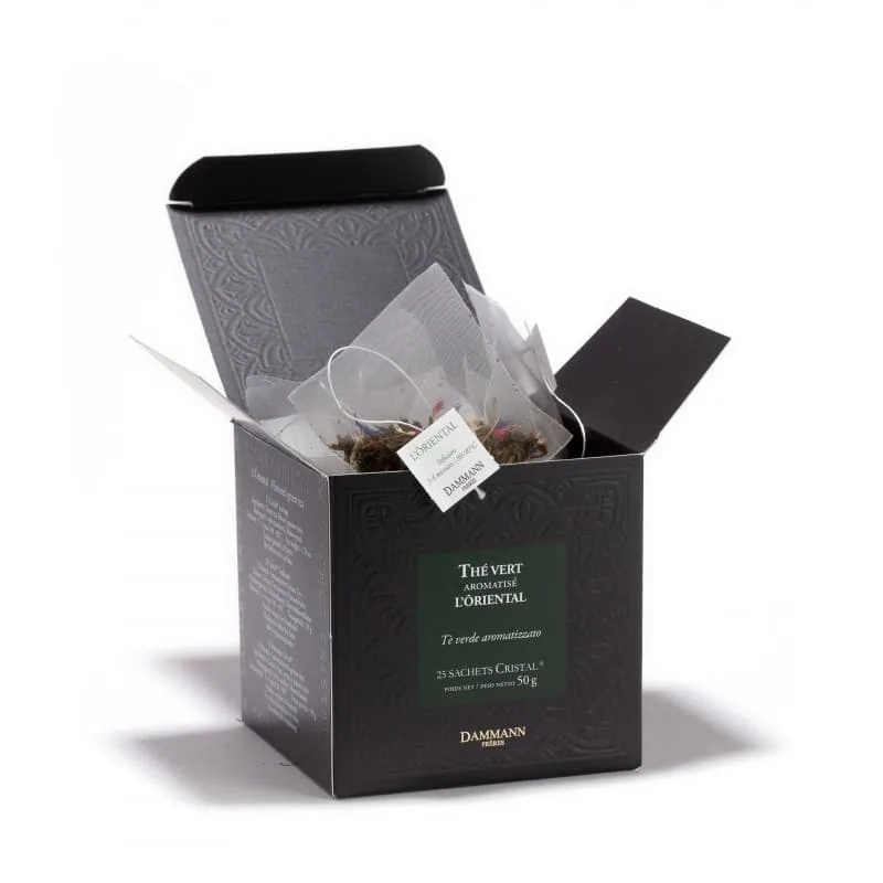 THÉ VERT - L'ÔRIENTAL, 25 SACHETS CRISTAL®