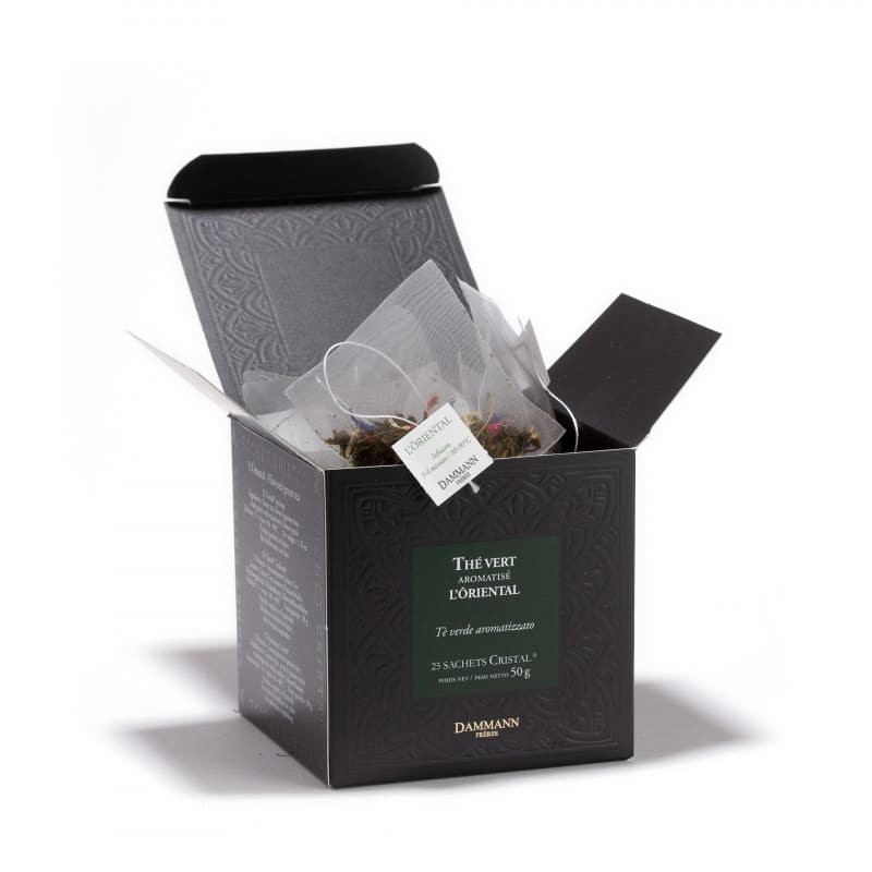 THÉ VERT - L'ÔRIENTAL, 25 SACHETS CRISTAL®