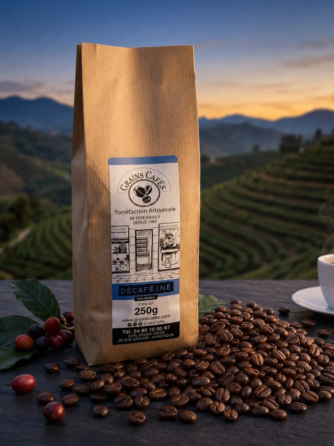 Décaféiné - Grains