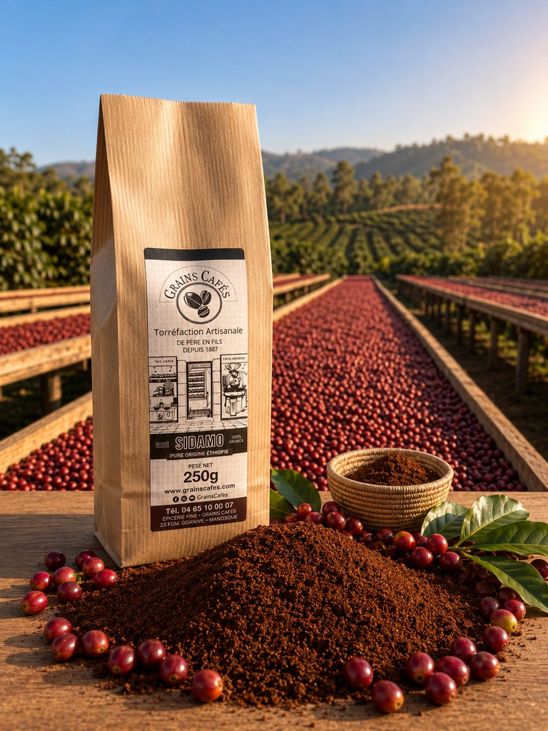 Sidamo Éthiopie - Moulu (Oriental)