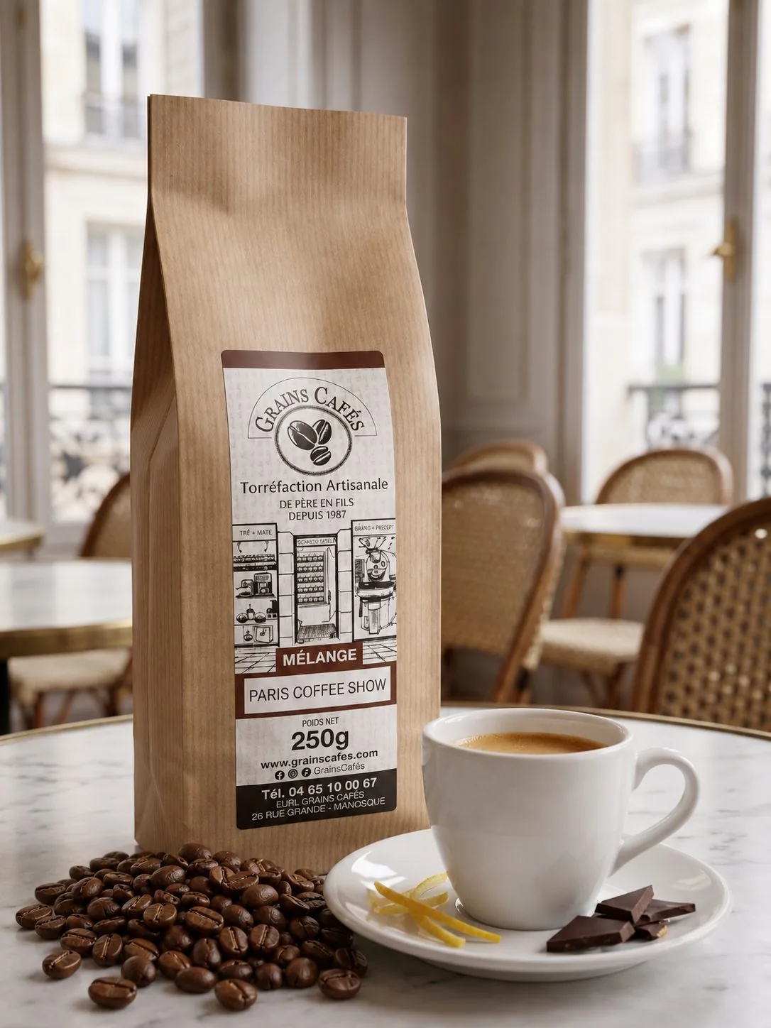 Mélange Lounge Paris Coffee Show - Grains
